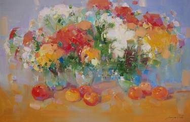 Print of Fine Art Floral Paintings by Vahe Yeremyan