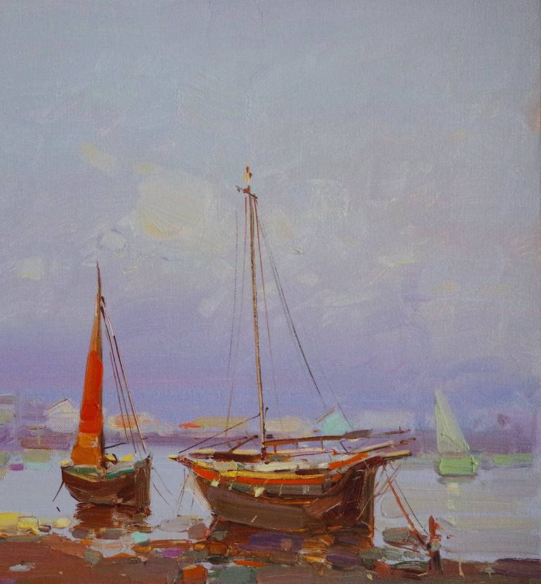 Original Impressionism Seascape Painting by Vahe Yeremyan