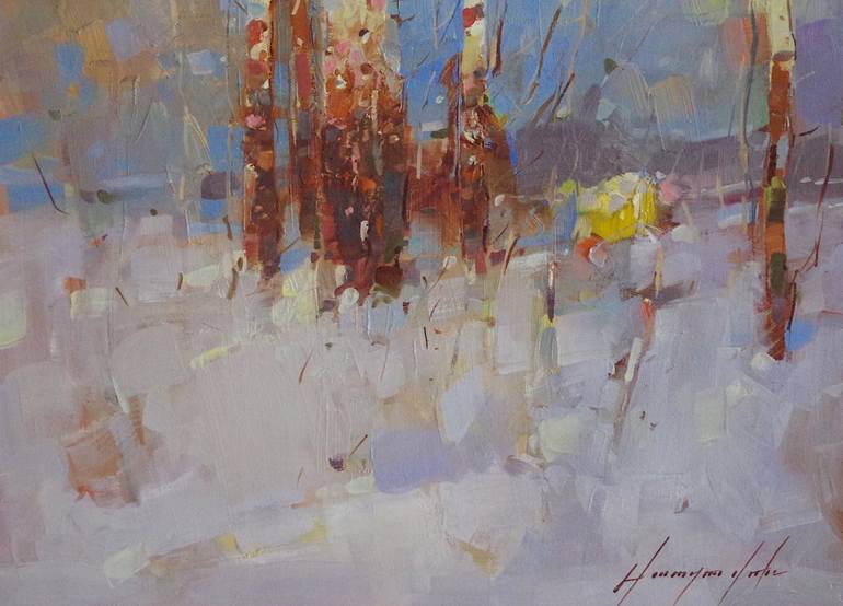 Original Fine Art Landscape Painting by Vahe Yeremyan