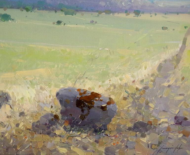 Original Impressionism Landscape Painting by Vahe Yeremyan