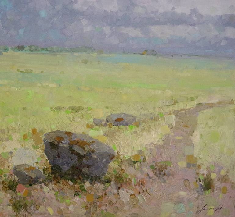 Original Fine Art Landscape Painting by Vahe Yeremyan