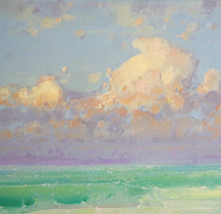 Original Fine Art Seascape Painting by Vahe Yeremyan