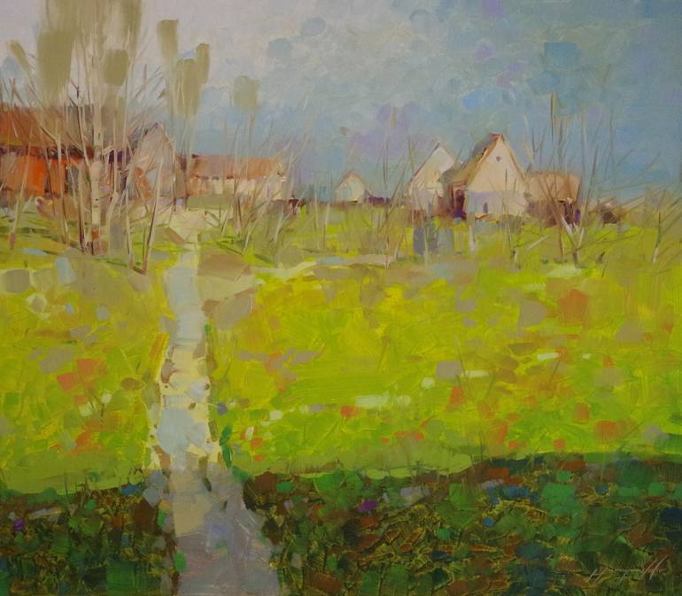 Original Fine Art Landscape Painting by Vahe Yeremyan