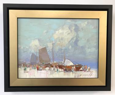 Print of Fine Art Sailboat Paintings by Vahe Yeremyan