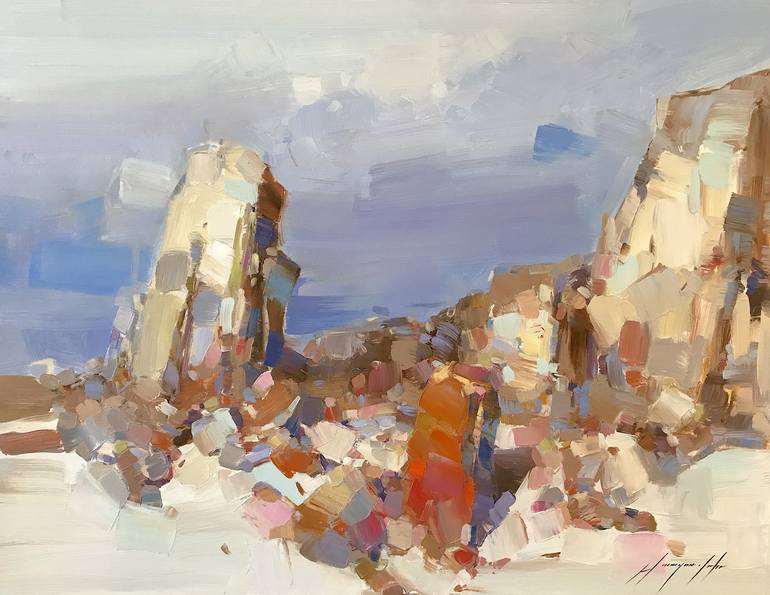 Print of Fine Art Seascape Paintings by Vahe Yeremyan