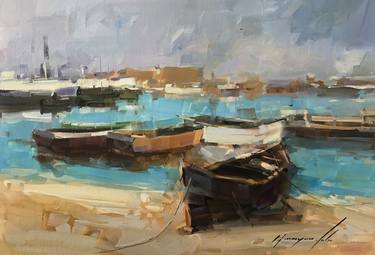 Print of Fine Art Boat Paintings by Vahe Yeremyan