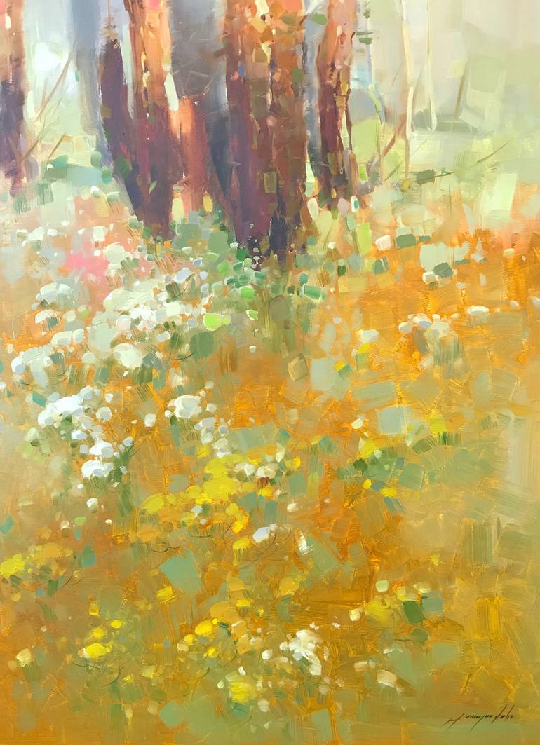 Original Impressionism Landscape Painting by Vahe Yeremyan