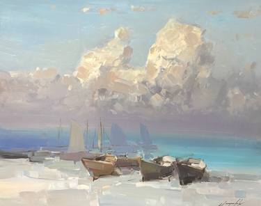 Print of Fine Art Seascape Paintings by Vahe Yeremyan