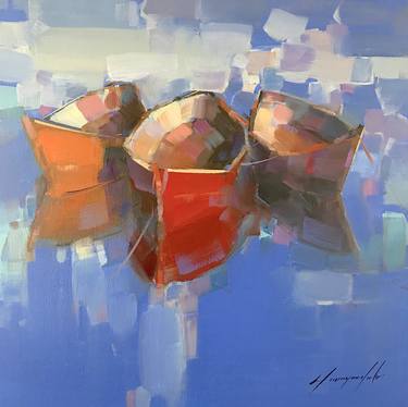 Print of Fine Art Boat Paintings by Vahe Yeremyan