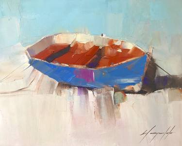 Rowboat, Oil painting by Palette Knife thumb