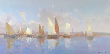 Print of Fine Art Sailboat Paintings by Vahe Yeremyan