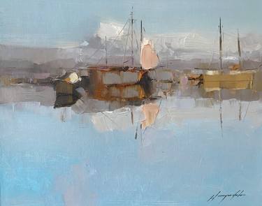 Print of Fine Art Sailboat Paintings by Vahe Yeremyan