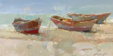 Print of Fine Art Boat Paintings by Vahe Yeremyan