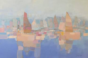 Print of Sailboat Paintings by Vahe Yeremyan