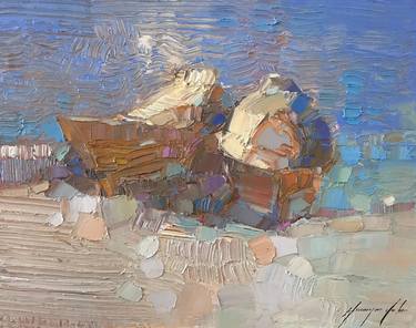 Print of Fine Art Boat Paintings by Vahe Yeremyan