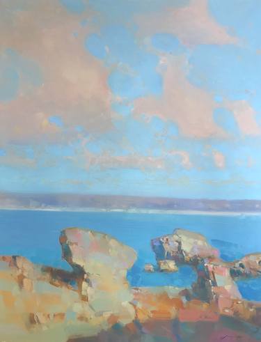 Original Impressionism Seascape Paintings by Vahe Yeremyan