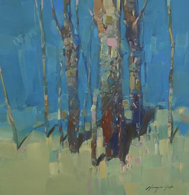 Print of Fine Art Tree Paintings by Vahe Yeremyan