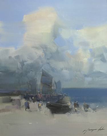 Print of Fine Art Sailboat Paintings by Vahe Yeremyan