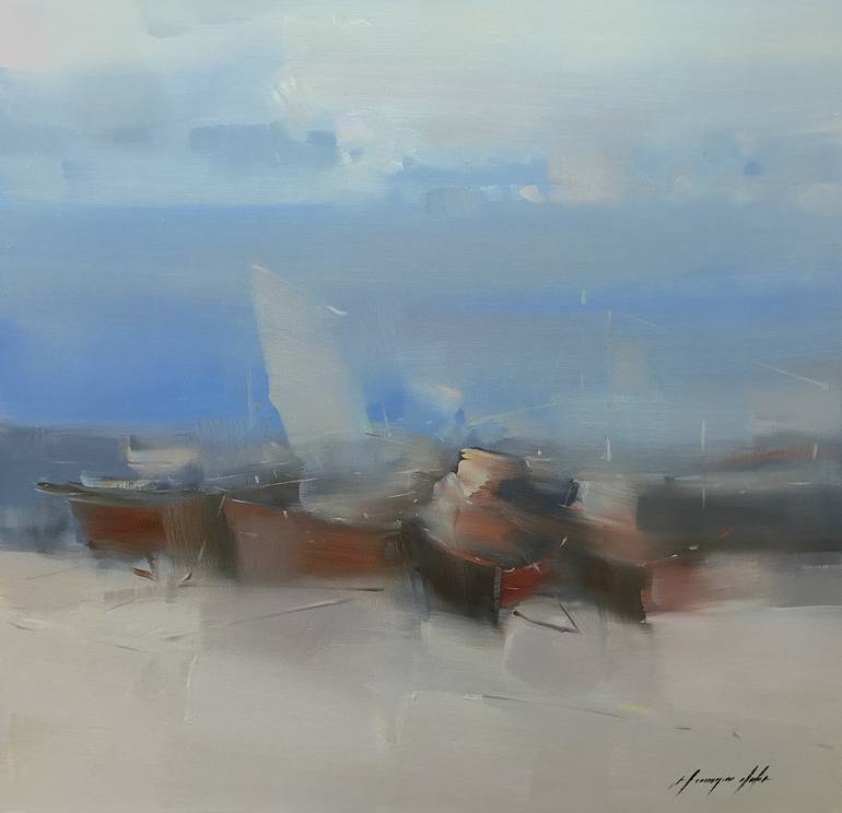 Print of Fine Art Boat Paintings by Vahe Yeremyan