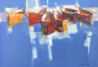 Print of Fine Art Boat Paintings by Vahe Yeremyan