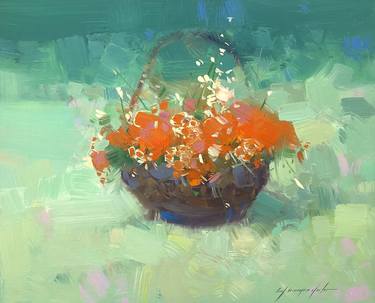 Original Fine Art Floral Paintings by Vahe Yeremyan