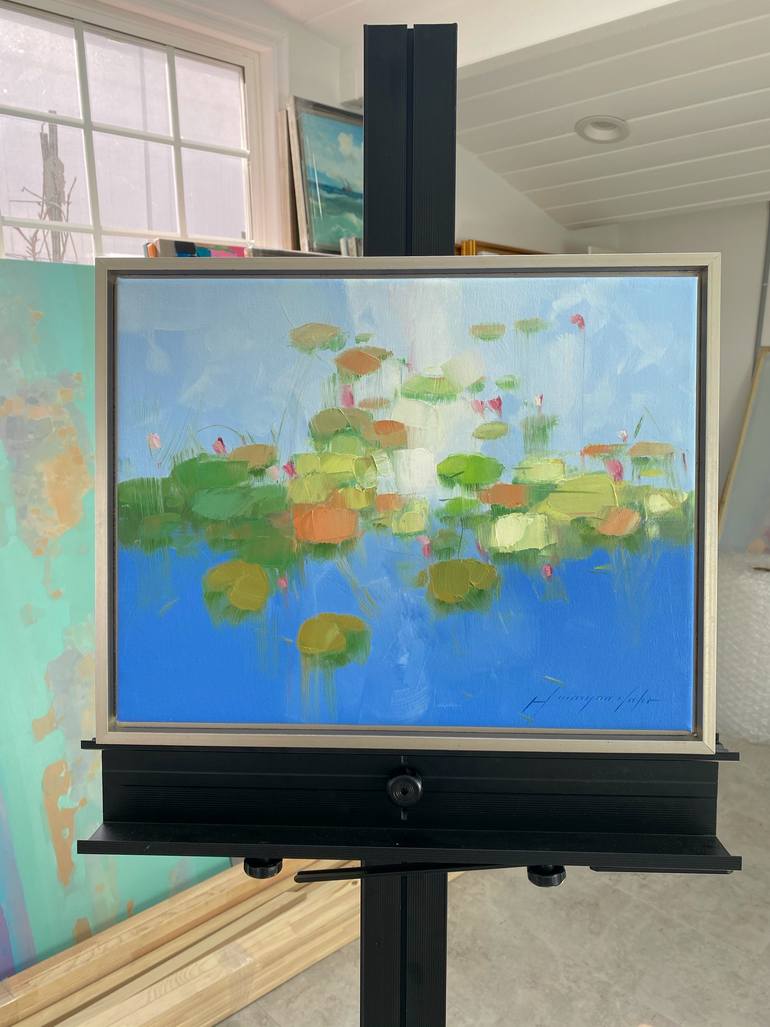 Original Impressionism Floral Painting by Vahe Yeremyan