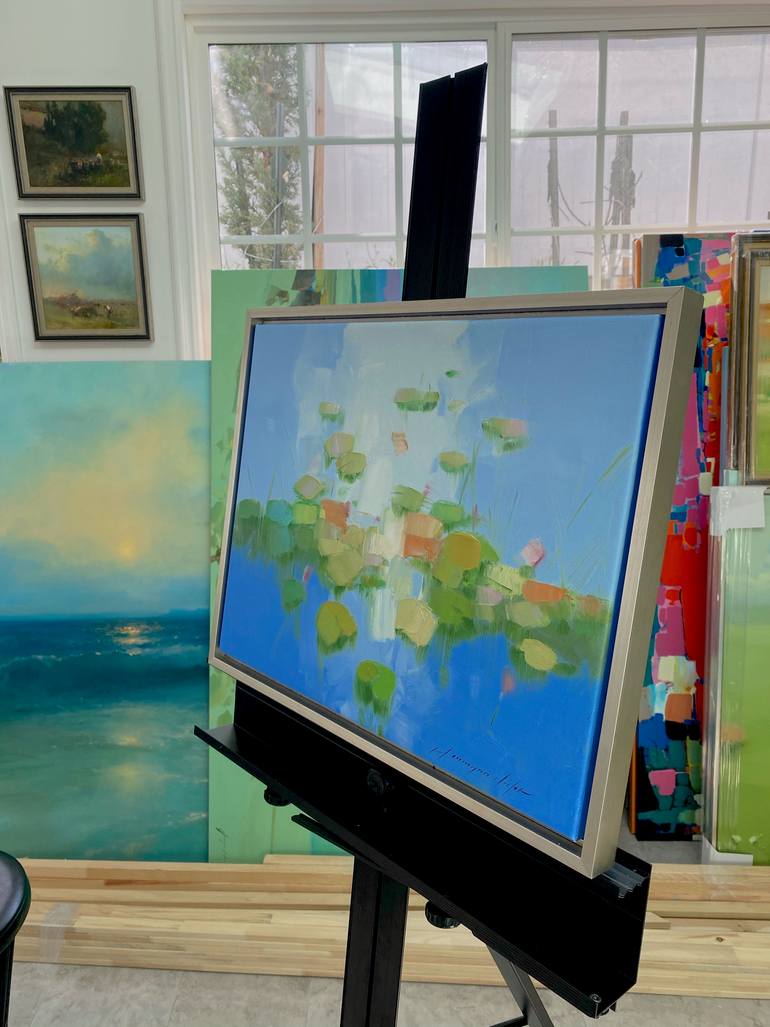 Original Impressionism Floral Painting by Vahe Yeremyan