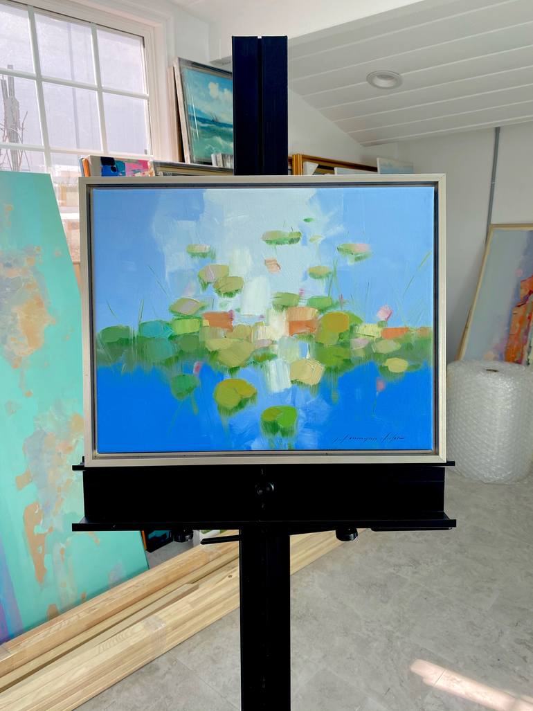Original Impressionism Floral Painting by Vahe Yeremyan