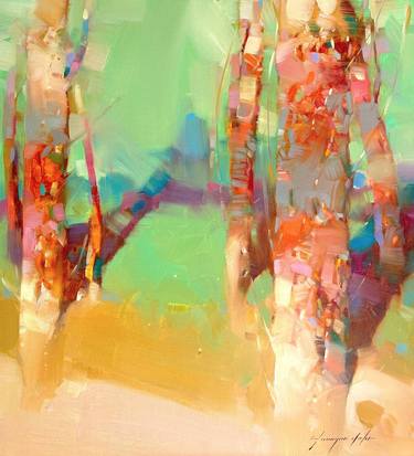 Print of Fine Art Tree Paintings by Vahe Yeremyan