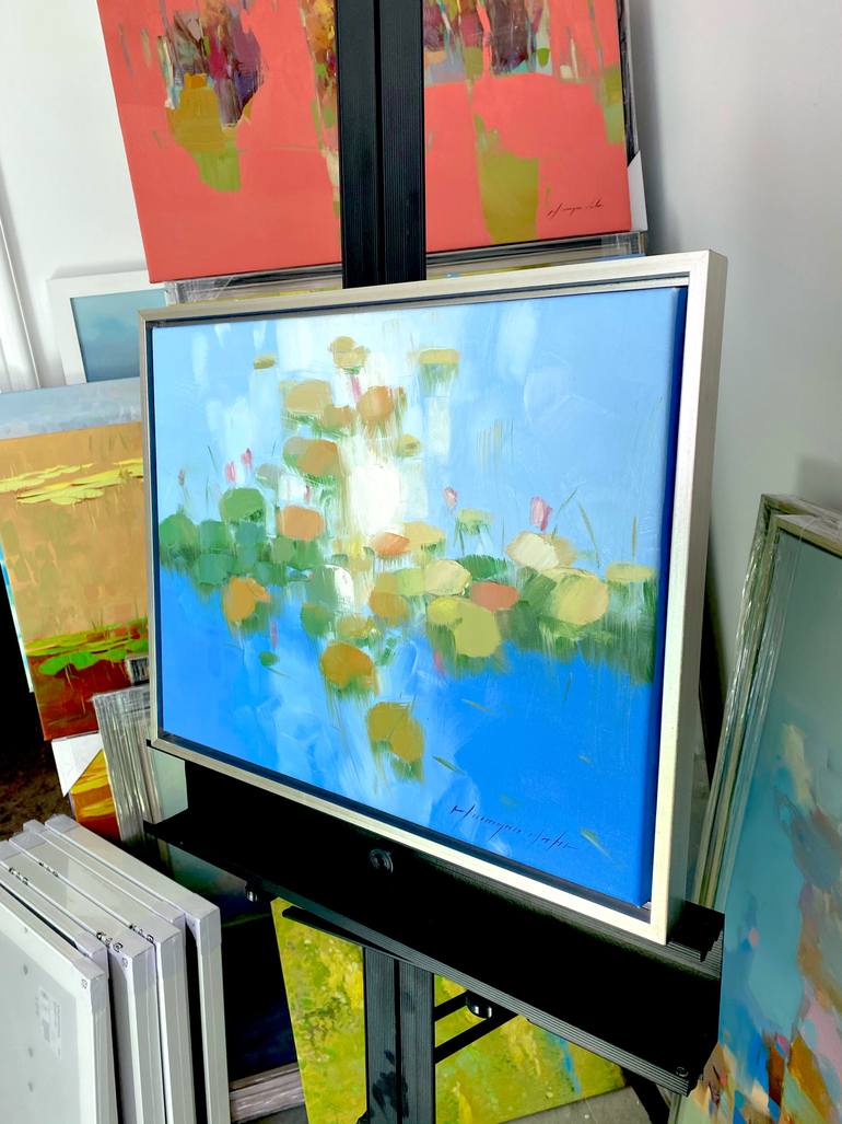 Original Impressionism Floral Painting by Vahe Yeremyan
