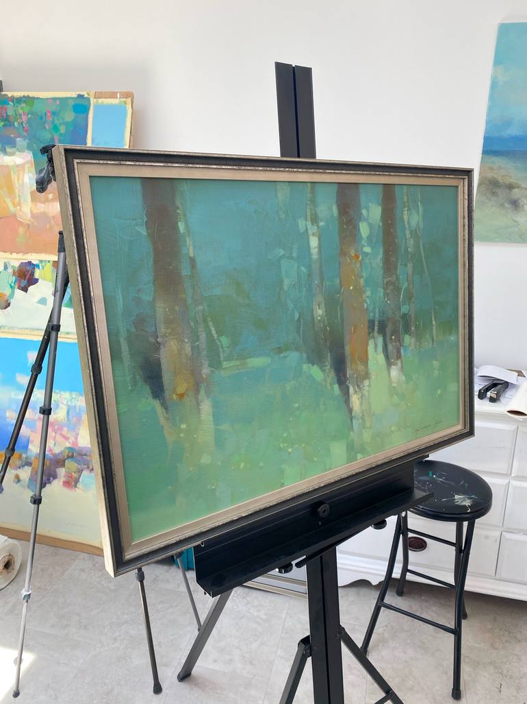 Original Fine Art Tree Painting by Vahe Yeremyan