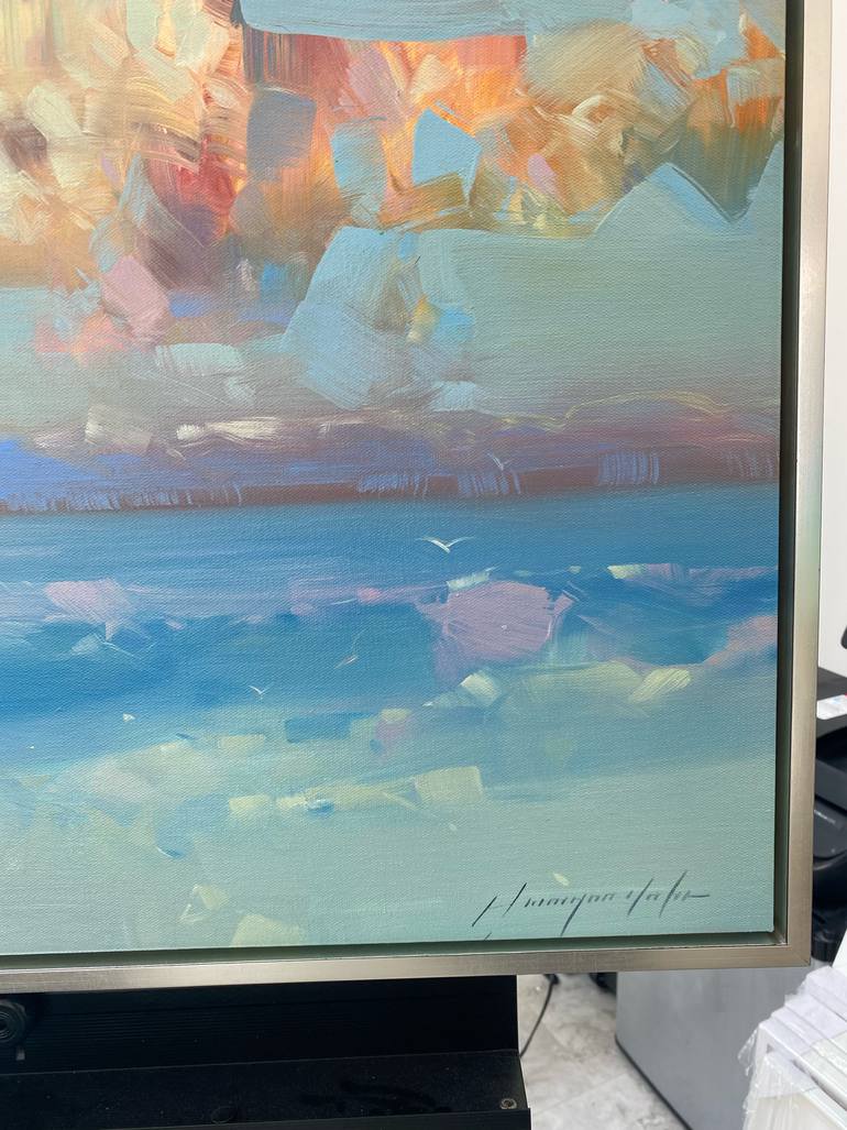 Original Impressionism Seascape Painting by Vahe Yeremyan