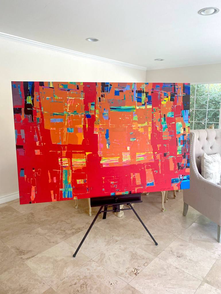 Original Abstract Painting by Vahe Yeremyan