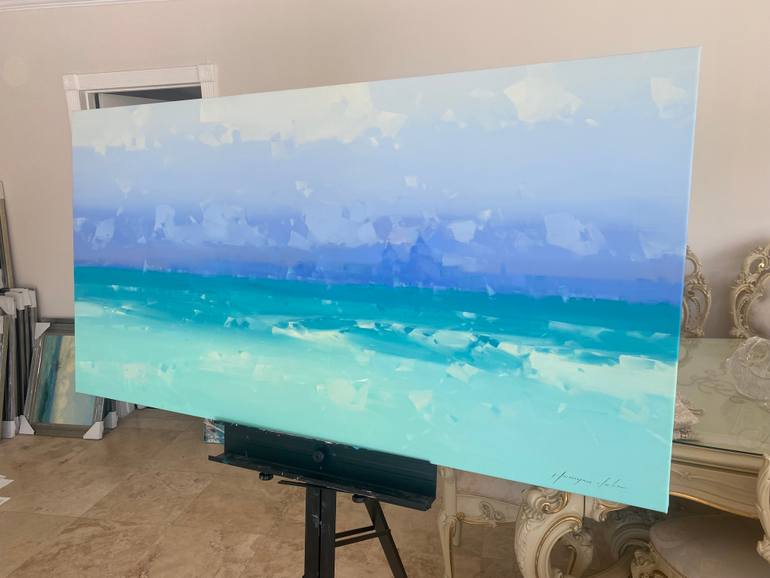 Original Impressionism Seascape Painting by Vahe Yeremyan