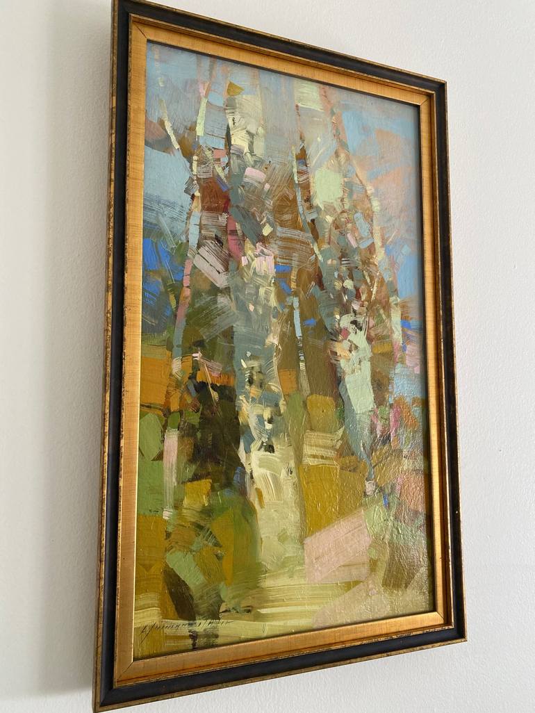 Original Fine Art Tree Painting by Vahe Yeremyan