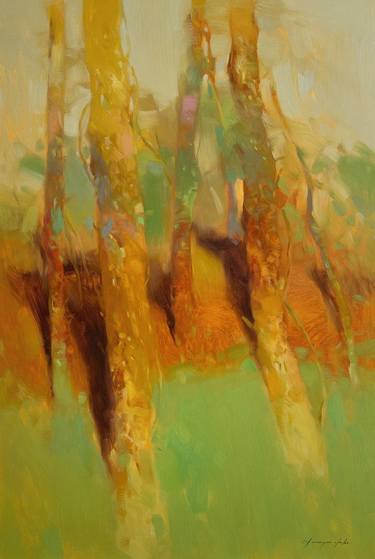 Print of Impressionism Tree Paintings by Vahe Yeremyan