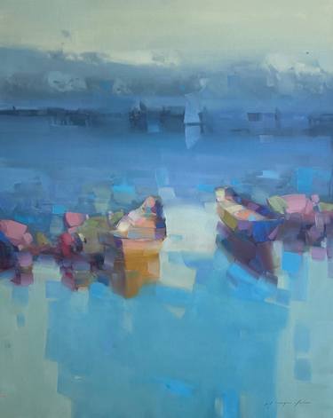 Print of Boat Paintings by Vahe Yeremyan