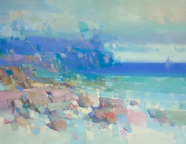 Print of Impressionism Seascape Paintings by Vahe Yeremyan