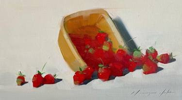 Original Fine Art Still Life Paintings by Vahe Yeremyan