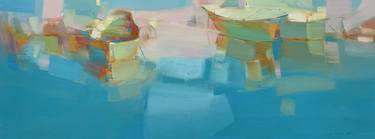 Original Fine Art Boat Paintings by Vahe Yeremyan