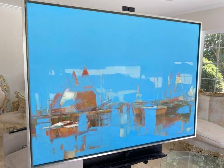 Original Fine Art Seascape Painting by Vahe Yeremyan
