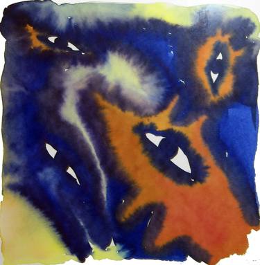 Original Expressionism Animal Paintings by Cecilia Waxberg