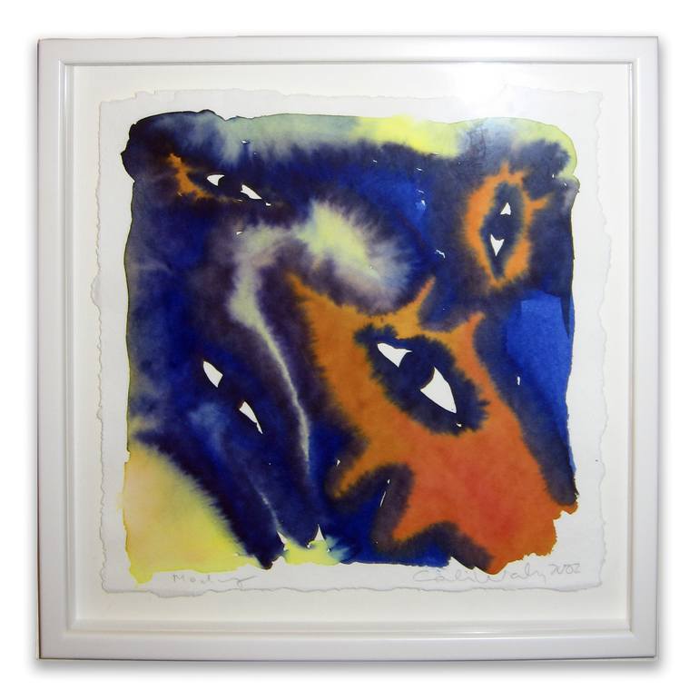 Original Expressionism Animal Painting by Cecilia Waxberg