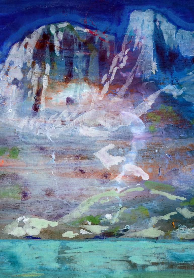 Original Figurative Landscape Painting by Uwe Wenzel