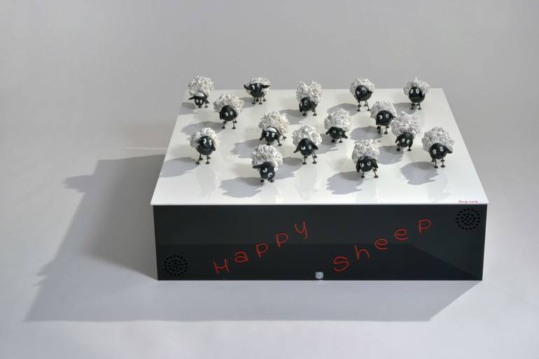 "Happy Sheep" - Print