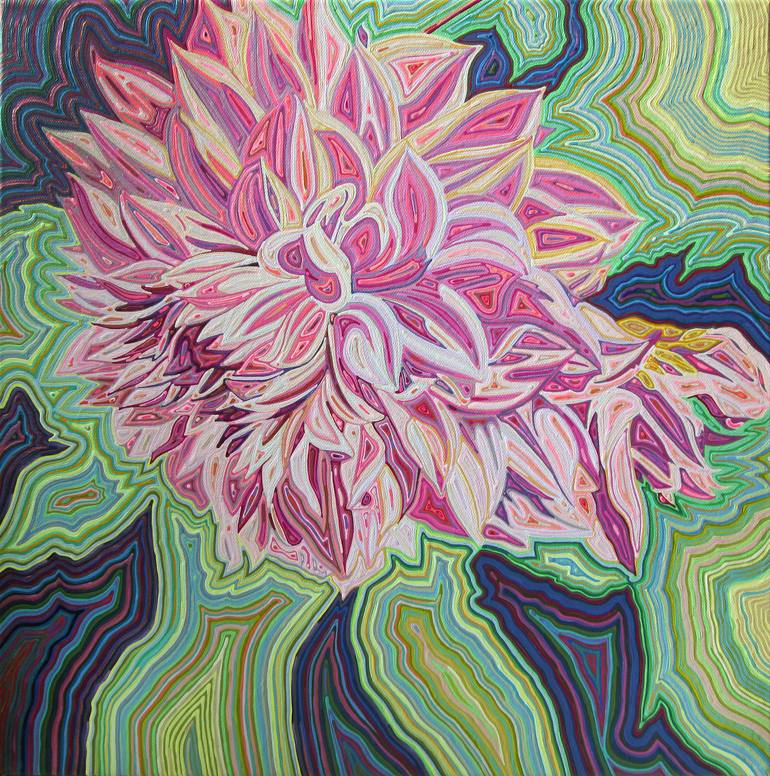 Dahlia from Catrin Painting by Dagyeom Lee | Saatchi Art