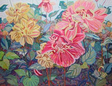 Print of Fine Art Floral Paintings by Dagyeom Lee