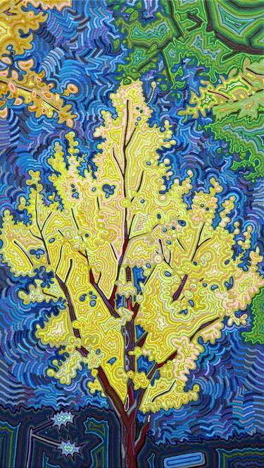 Print of Tree Paintings by Dagyeom Lee