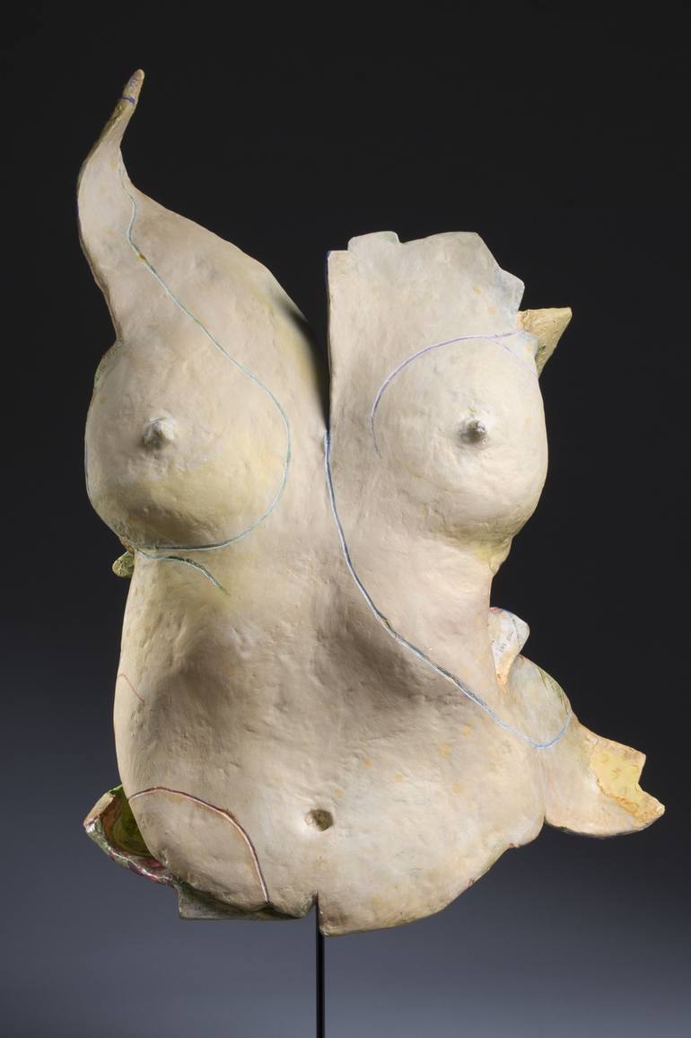 Original Figurative Body Sculpture by Christine Palamidessi