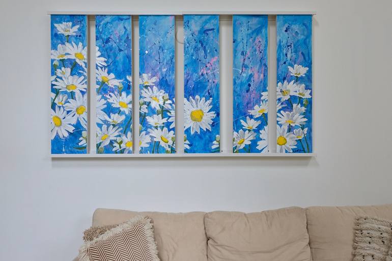 Original Abstract Floral Painting by Ceora Derow